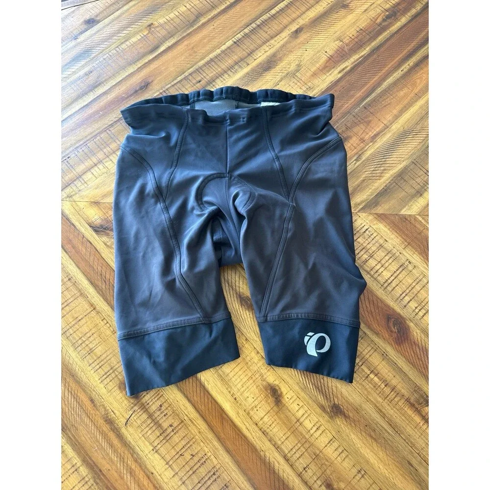 Pearl Izumi Cycling Shorts Men’s XL Black Orange Padded Chamois Road Bike EUC
